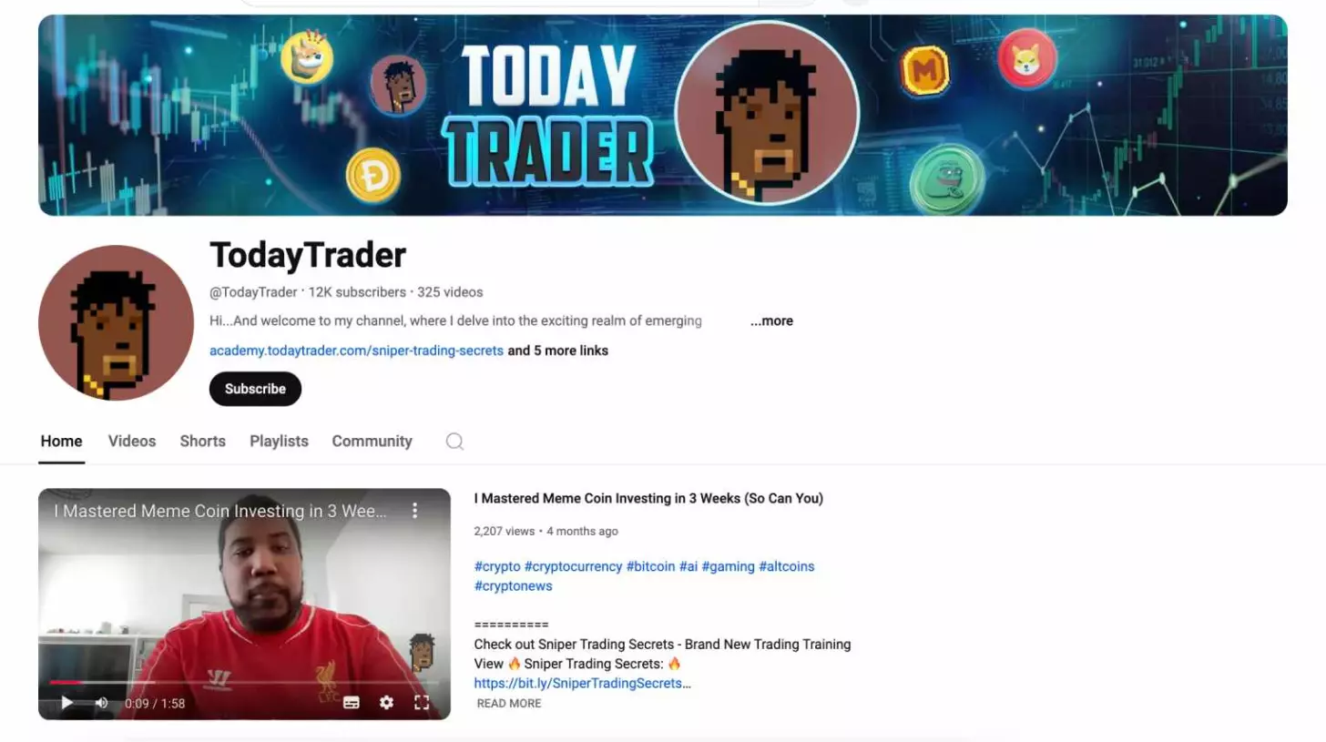 TodayTrader YouTube crypto